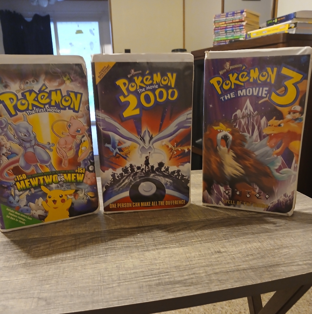 Pokemon Movie VHS Collection